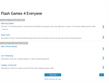 Tablet Screenshot of gamesinflash.blogspot.com