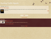 Tablet Screenshot of hacktrafficsignals.blogspot.com