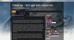 Desktop Screenshot of letsgetincharacter.blogspot.com