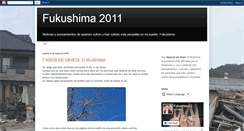 Desktop Screenshot of fukushima-2011.blogspot.com