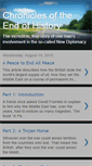 Mobile Screenshot of chroniclesoftheendofhistory.blogspot.com