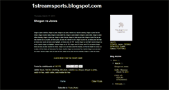 Desktop Screenshot of 1streamsports.blogspot.com