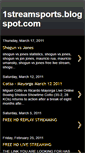 Mobile Screenshot of 1streamsports.blogspot.com