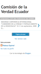 Mobile Screenshot of comisiondelaverdadecuador.blogspot.com