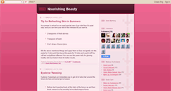 Desktop Screenshot of nourishingbeauty.blogspot.com