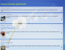 Tablet Screenshot of manus-schafe-gartenwelt.blogspot.com