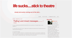 Desktop Screenshot of lifeandtheatre.blogspot.com