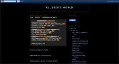 Desktop Screenshot of klubbersworld.blogspot.com