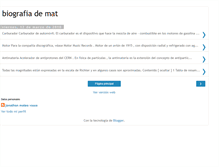 Tablet Screenshot of biografiademat.blogspot.com