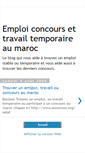 Mobile Screenshot of maroc-concours.blogspot.com