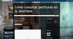 Desktop Screenshot of partiturasjaveriana.blogspot.com