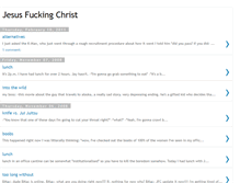 Tablet Screenshot of jesusfingchrist.blogspot.com