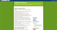 Desktop Screenshot of hierbasnatura.blogspot.com