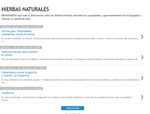 Tablet Screenshot of hierbasnatura.blogspot.com