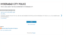 Tablet Screenshot of hyderabadcitypolice.blogspot.com