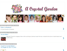 Tablet Screenshot of acrystalgarden.blogspot.com