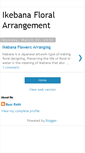 Mobile Screenshot of ikebanaflowerdesign9406.blogspot.com