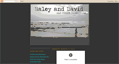 Desktop Screenshot of haleyanddavid.blogspot.com
