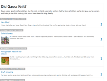 Tablet Screenshot of gaussknits.blogspot.com
