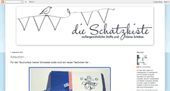 Desktop Screenshot of die-schatzkiste.blogspot.com