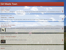 Tablet Screenshot of girlmeetstown.blogspot.com