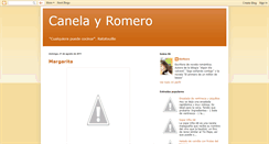 Desktop Screenshot of canelayromero.blogspot.com