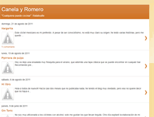 Tablet Screenshot of canelayromero.blogspot.com