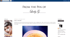 Desktop Screenshot of lady-g-blog.blogspot.com