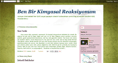 Desktop Screenshot of benbirkimyasalreaksiyonum.blogspot.com