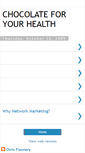 Mobile Screenshot of healthychocolatechris.blogspot.com