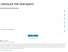Tablet Screenshot of healthychocolatechris.blogspot.com