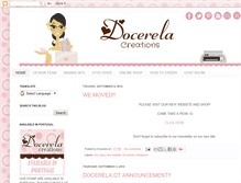 Tablet Screenshot of docerelacreations.blogspot.com