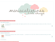 Tablet Screenshot of mariacalcetines.blogspot.com