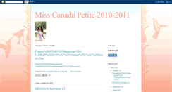 Desktop Screenshot of misspetitesaskatchewan2010.blogspot.com