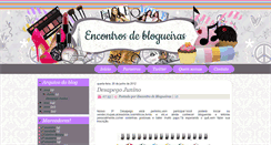 Desktop Screenshot of encontrosdeblogueiras.blogspot.com