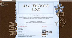 Desktop Screenshot of lds-beliefs.blogspot.com