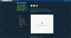 Desktop Screenshot of bostasonora.blogspot.com
