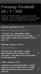 Mobile Screenshot of fantasyfootball247365.blogspot.com