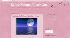 Desktop Screenshot of kelleyrosano.blogspot.com