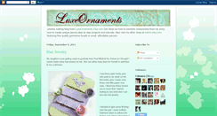 Desktop Screenshot of luxeornaments.blogspot.com