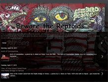 Tablet Screenshot of bewarethereptoids.blogspot.com