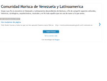 Tablet Screenshot of moriscosdevenezuela.blogspot.com