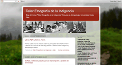 Desktop Screenshot of etnografiadelaindigencia.blogspot.com