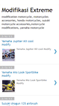 Mobile Screenshot of modifikasi-extreme.blogspot.com