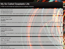 Tablet Screenshot of dysplastic.blogspot.com