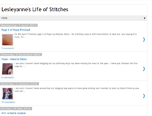 Tablet Screenshot of lesleyanneslifeinstitches.blogspot.com