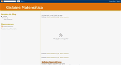 Desktop Screenshot of gislainematematica.blogspot.com