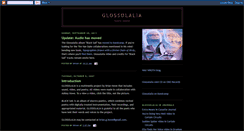 Desktop Screenshot of glossolalia-blacksail.blogspot.com