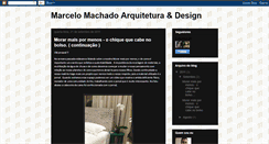 Desktop Screenshot of marcelomachadoarquiteturadesign.blogspot.com