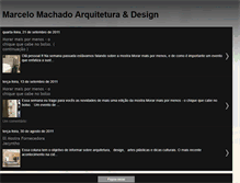 Tablet Screenshot of marcelomachadoarquiteturadesign.blogspot.com